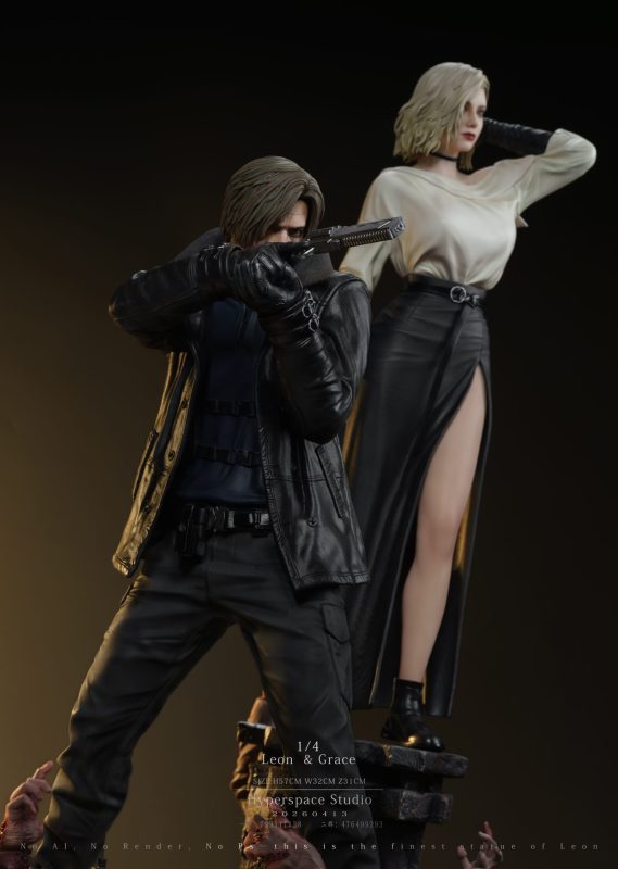 【Pre-order】Hyperspace Studio 1/4 Scale Leon & Grace Resin Statue