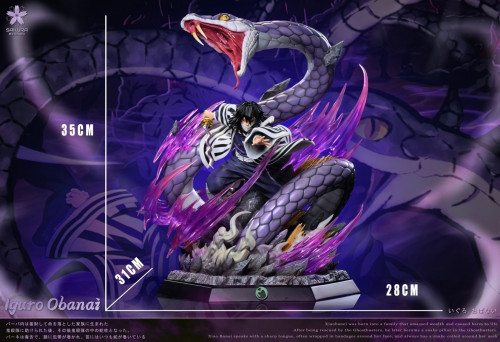 【Pre-order】Sakura Studio 1/8 Scale Obanai Iguro Snake Hashira Resin Statue