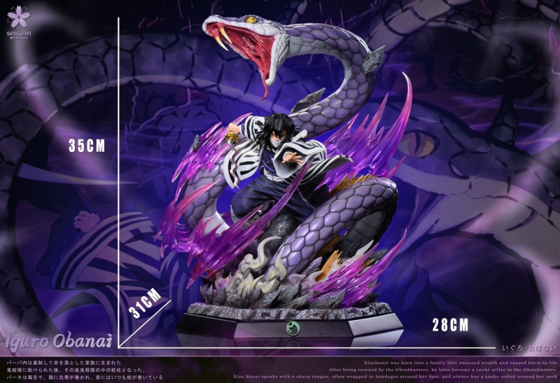 【Pre-order】Sakura Studio 1/8 Scale Obanai Iguro Snake Hashira Resin Statue