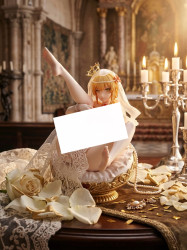 【Pre-order】LoveHolic Studio 1/7 & 1/4 Scale Wedding Dress Fenny Golden PVC Statue