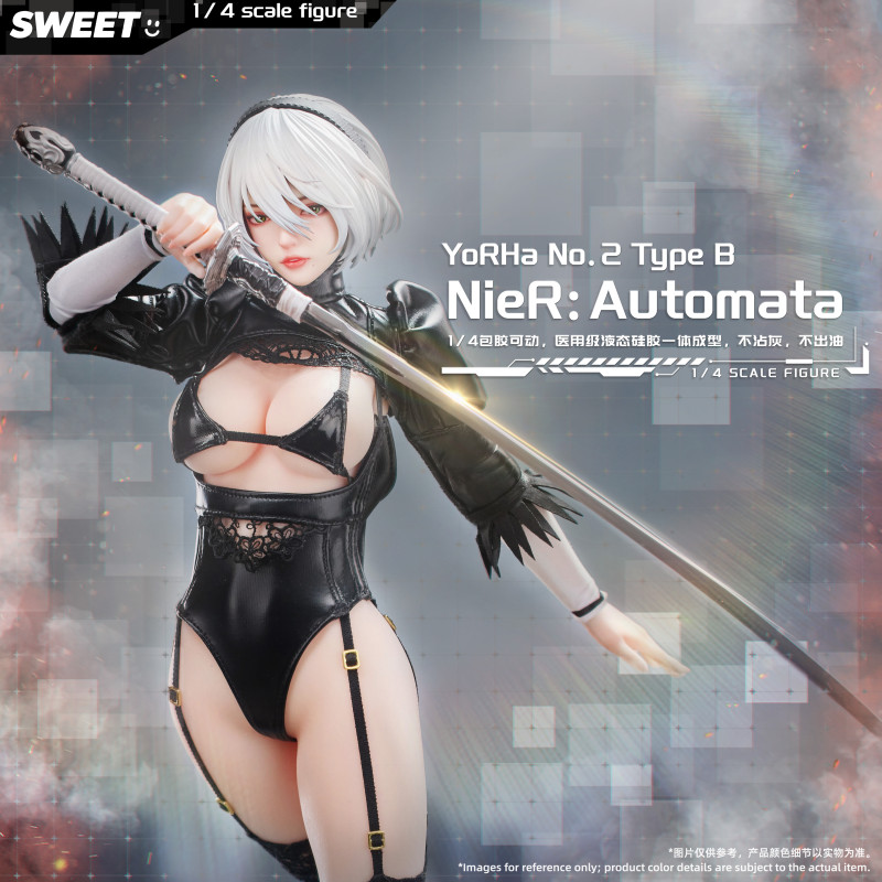 【Pre-order】Sweet-Studio Team Studio  1/4 Scale Sweet - NieR: Automata 2B Fully Articulated Silicone Figure Resin Statue