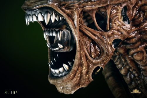 【Pre-order】Deep Tale Studio Life-Size Dog Alien Bust Alien Resin Statue