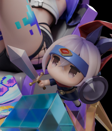 【Pre-order】MiYin Studio 1/6 Scale HSR Silver Wolf Resin Statue