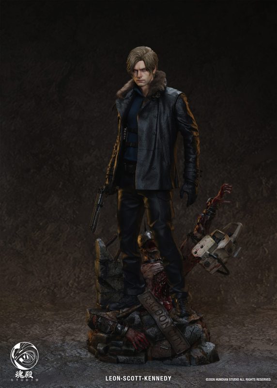 【Pre-order】HunDian Studio 1/4 Scale Leon Scott Kennedy Resin Statue
