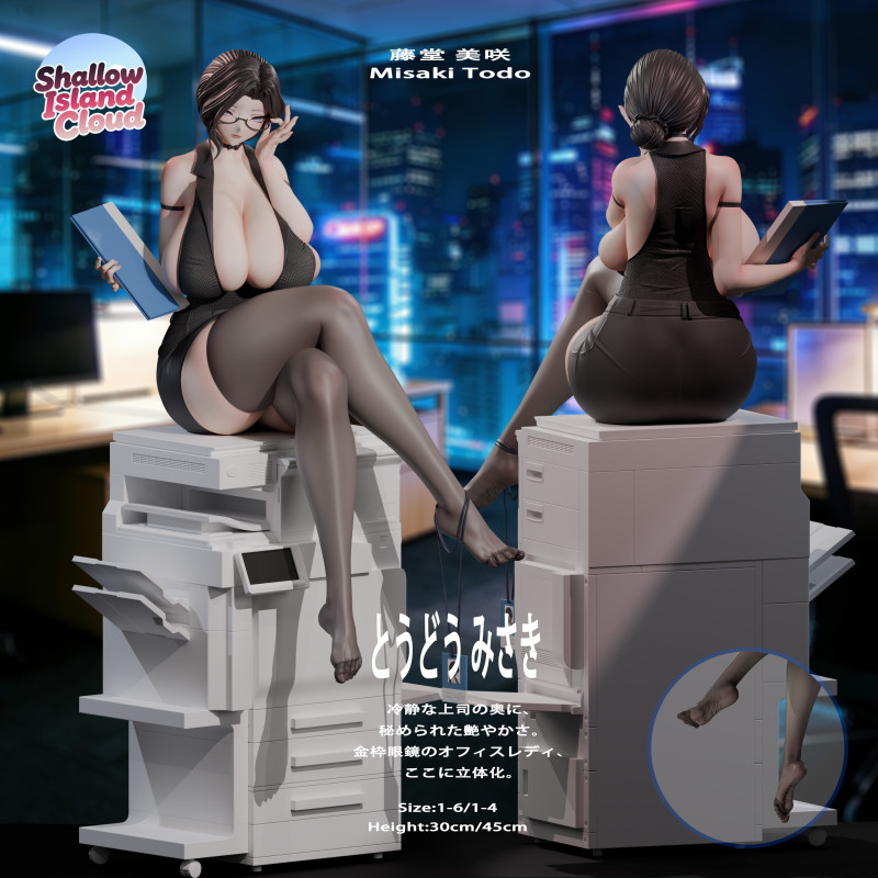 【Pre-order】Shallow Island Cloud studio 1/6&1/4 Scale Office Series: Misaki Todo Resin Statue
