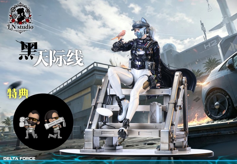 【Pre-order】Ln-studio 1/4 Scale Evil Kitty Luna Resin Statue