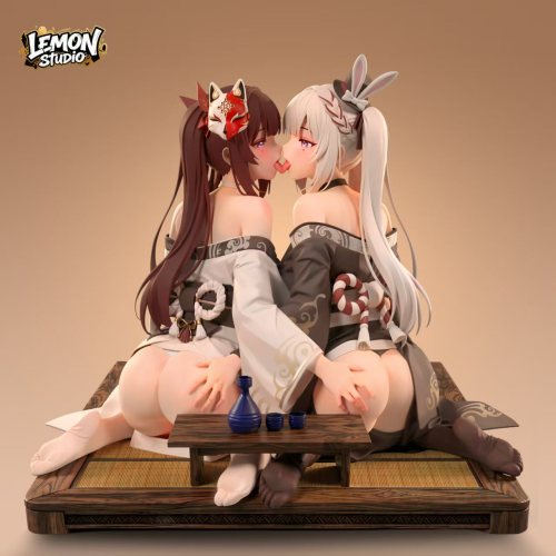 【Pre-order】Lemon Studio 1/6 Scale Twin Courtesans — Huahua & Huohuo Resin Statue