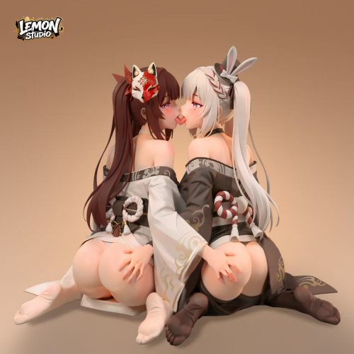 【Pre-order】Lemon Studio 1/6 Scale Twin Courtesans — Huahua & Huohuo Resin Statue