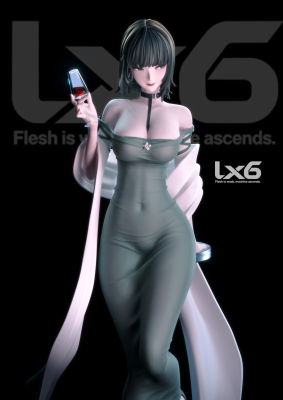 【Pre-order】Lx6 Studio 1/6 Scale One-Punch Man - Fubuki of Hell Resin Statue