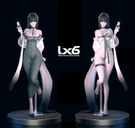 【Pre-order】Lx6 Studio 1/6 Scale One-Punch Man - Fubuki of Hell Resin Statue