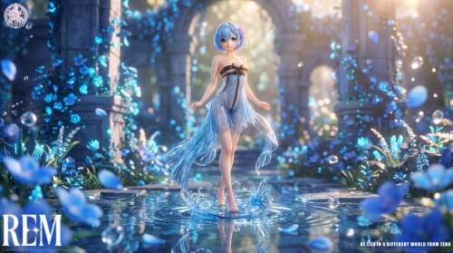 【Pre-order】Miaoyinfang Studio 1/6 Scale Blue Veil Rem Resin Statue
