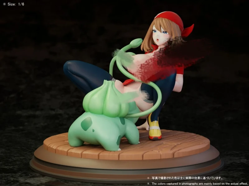 【Pre-order】Beast Studio 1/6 Scale May & Bulbasaur Resin Statue