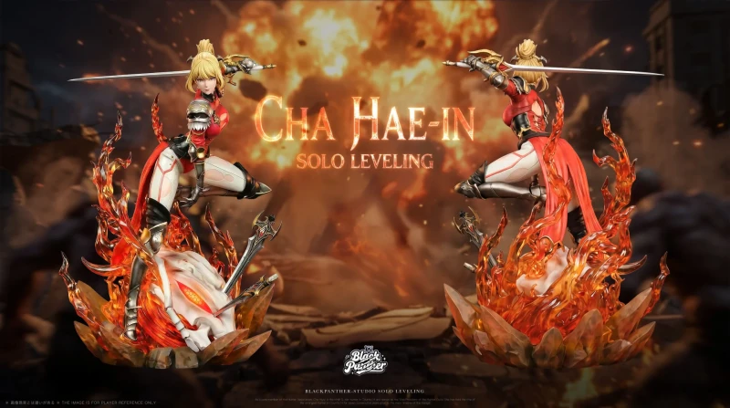 【Pre-order】Black Panther Studio Sung Jinh Wooh and Cha Hae-Inh Resin Statue