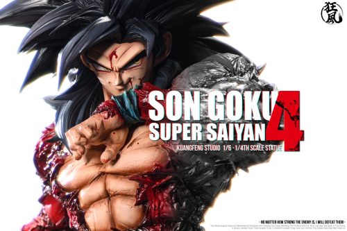 【Pre-order】Kuangfeng Studio 1/4 Scale SSJ4 SSJ5 Son Gokuh Resin Statue