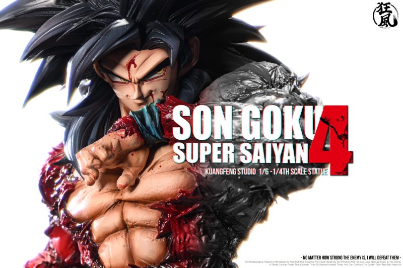【Pre-order】Kuangfeng Studio 1/4 Scale SSJ4 SSJ5 Son Gokuh Resin Statue
