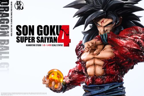 【Pre-order】Kuangfeng Studio 1/4 Scale SSJ4 SSJ5 Son Gokuh Resin Statue