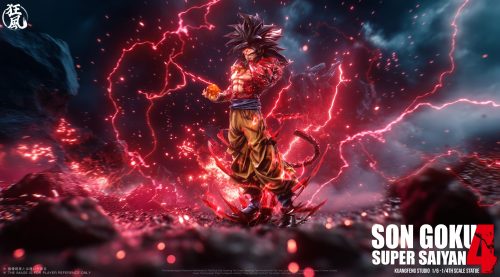 【Pre-order】Kuangfeng Studio 1/4 Scale SSJ4 SSJ5 Son Gokuh Resin Statue