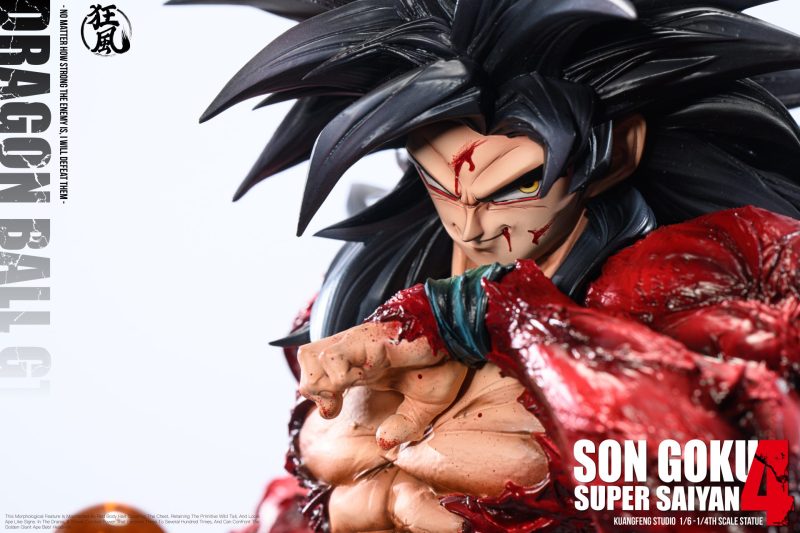 【Pre-order】Kuangfeng Studio 1/4 Scale SSJ4 SSJ5 Son Gokuh Resin Statue