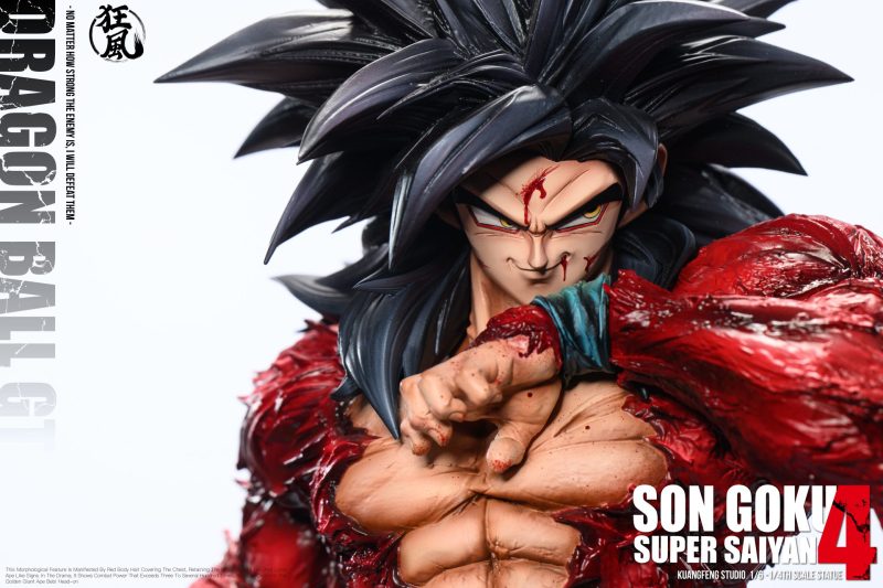 【Pre-order】Kuangfeng Studio 1/4 Scale SSJ4 SSJ5 Son Gokuh Resin Statue
