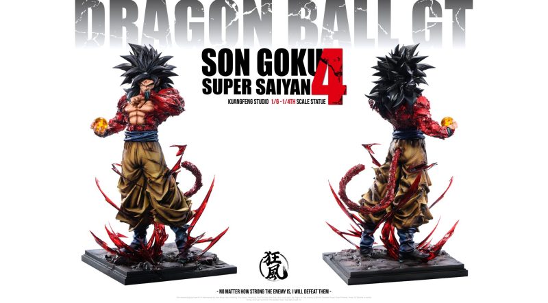 【Pre-order】Kuangfeng Studio 1/4 Scale SSJ4 SSJ5 Son Gokuh Resin Statue