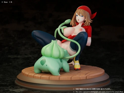 【Pre-order】Beast Studio 1/6 Scale May & Bulbasaur Resin Statue