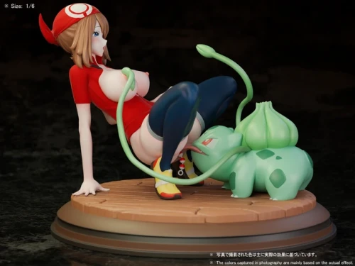 【Pre-order】Beast Studio 1/6 Scale May & Bulbasaur Resin Statue