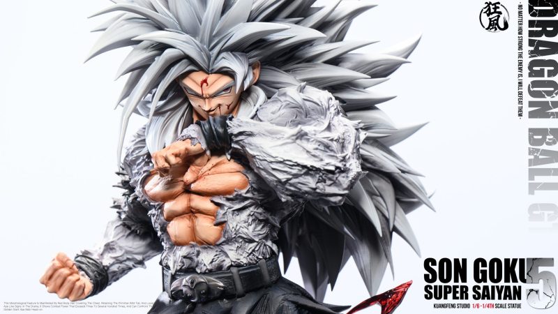 【Pre-order】Kuangfeng Studio 1/4 Scale SSJ4 SSJ5 Son Gokuh Resin Statue