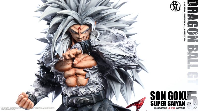 【Pre-order】Kuangfeng Studio 1/4 Scale SSJ4 SSJ5 Son Gokuh Resin Statue