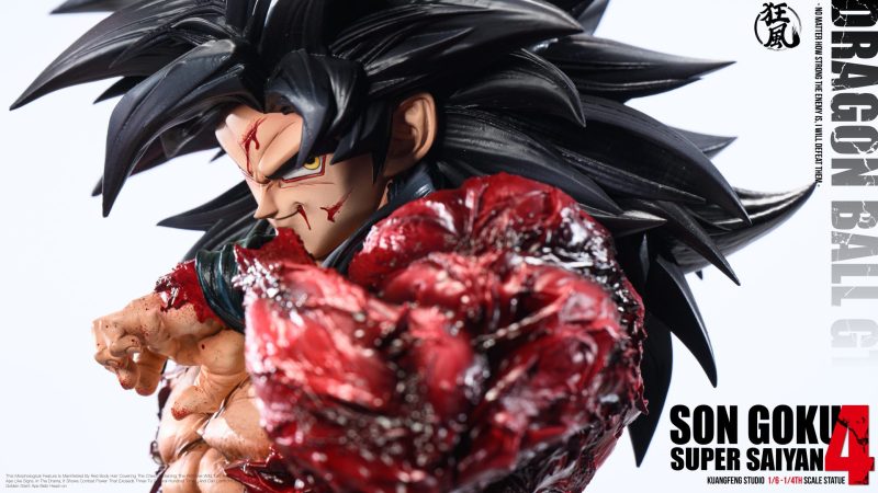 【Pre-order】Kuangfeng Studio 1/4 Scale SSJ4 SSJ5 Son Gokuh Resin Statue