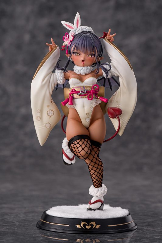 【Pre-order】Kiwi Toys Studio 1/6 Scale Brown Little Succubus - Kimono Bunny Girl Ver Resin Statue