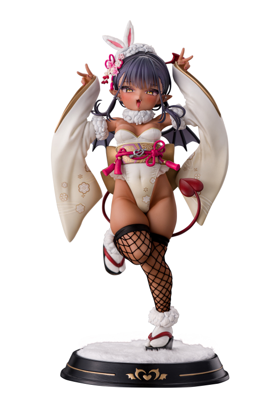 【Pre-order】Kiwi Toys Studio 1/6 Scale Brown Little Succubus - Kimono Bunny Girl Ver Resin Statue
