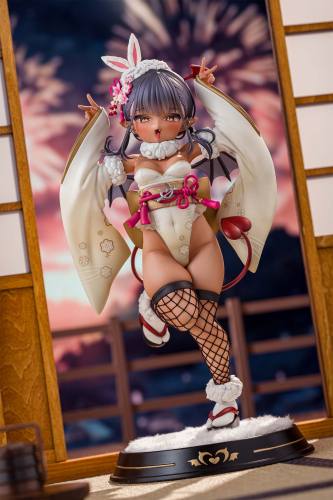【Pre-order】Kiwi Toys Studio 1/6 Scale Brown Little Succubus - Kimono Bunny Girl Ver Resin Statue