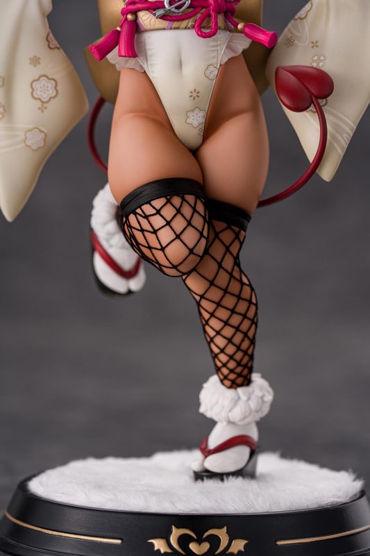 【Pre-order】Kiwi Toys Studio 1/6 Scale Brown Little Succubus - Kimono Bunny Girl Ver Resin Statue