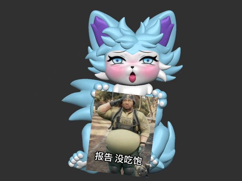 【Pre-order】Wangqinggu Studio  Furui Eevee Silicone Articulated Doll Resin Statue