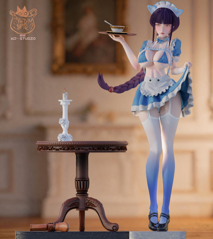 【Pre-order】Woju Studio  Maid Nemu Resin Statue