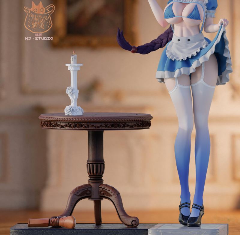 【Pre-order】Woju Studio  Maid Nemu Resin Statue