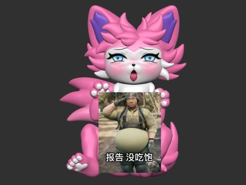 【Pre-order】Wangqinggu Studio  Furui Eevee Silicone Articulated Doll Resin Statue
