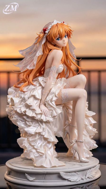 【Pre-order】Zaomeng Studio 1/6 Scale Asuka (Wedding Dress Ver.) Statue Resin