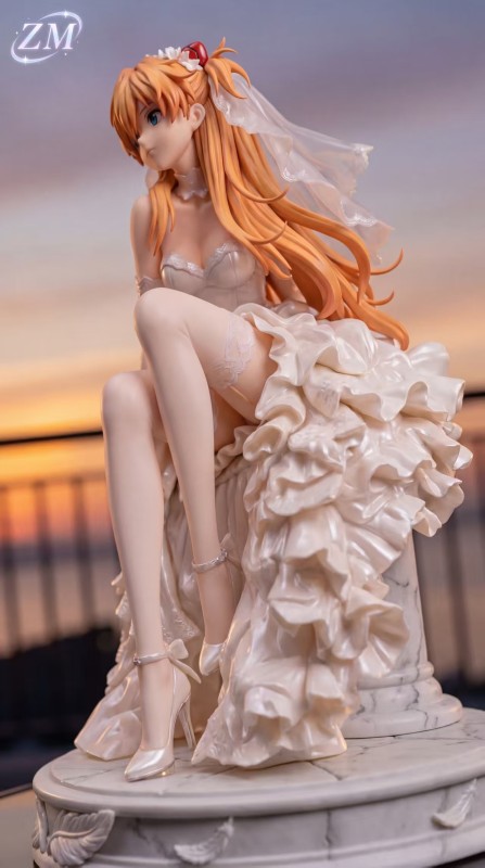 【Pre-order】Zaomeng Studio 1/6 Scale Asuka (Wedding Dress Ver.) Statue Resin