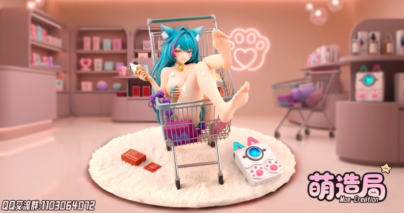 【Pre-order】Moe Creation Studio 1/6 Scale Cart Girl Mint Resin Statue