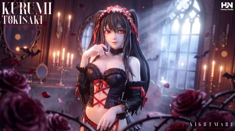 【Pre-order】Honey Studio 1/1 Scale Kurumi Tokisaki Resin Statue