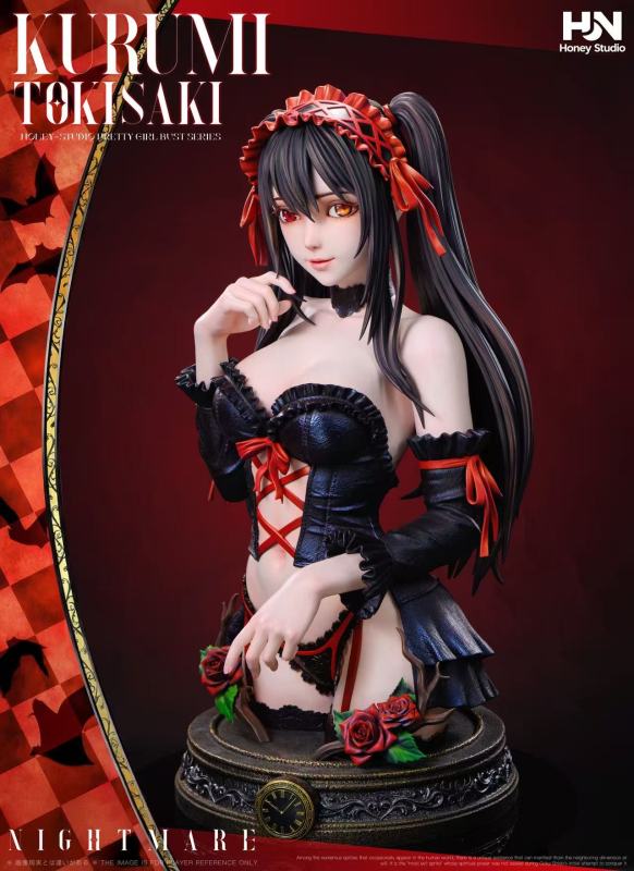 【Pre-order】Honey Studio 1/1 Scale Kurumi Tokisaki Resin Statue