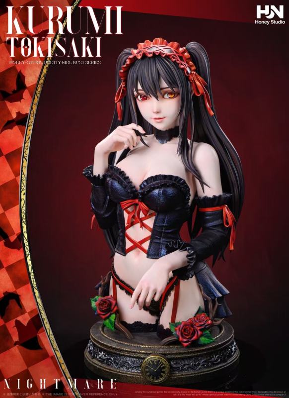 【Pre-order】Honey Studio 1/1 Scale Kurumi Tokisaki Resin Statue