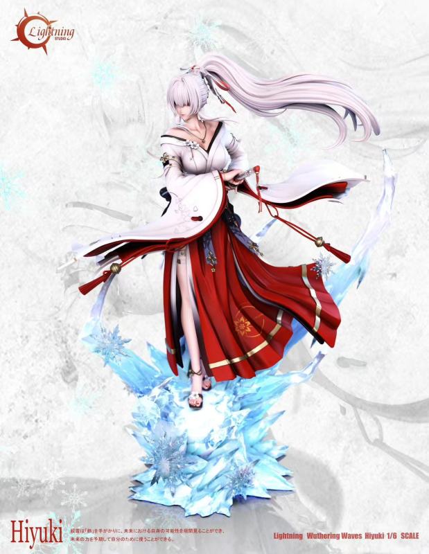 【Pre-order】Lightning Studio 1/6 Scale Burning Cherry Blossom Miko Resin Statue