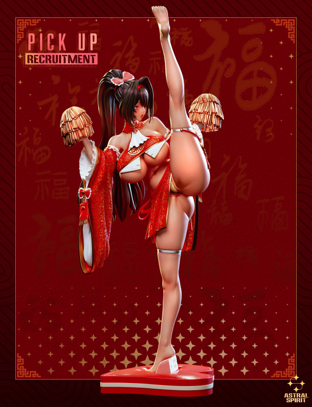 【Pre-order】AstralSpirit Studio 1/4 Scale The Cheerleader Sisters KeKe & BeiBei Resin Statue