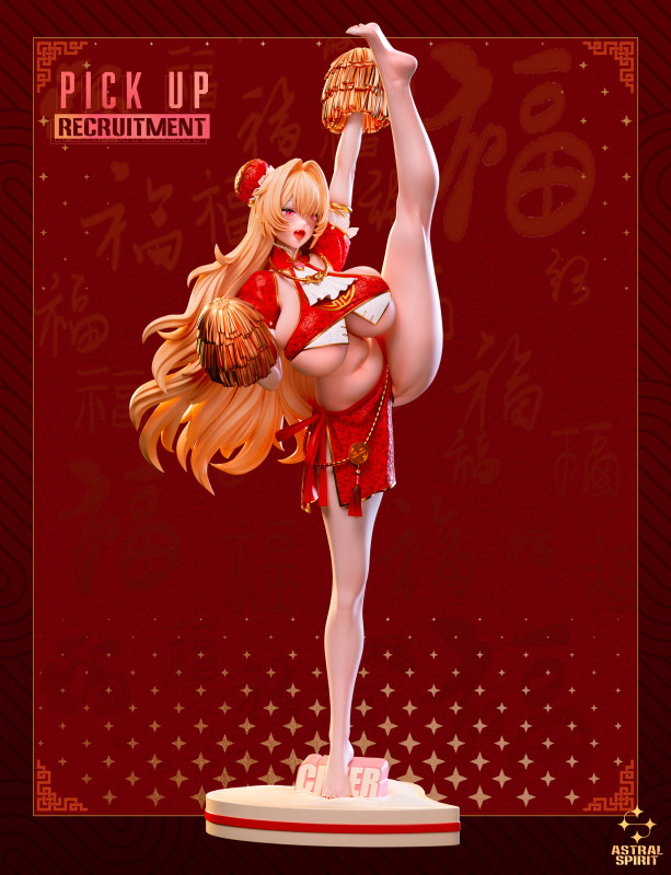 【Pre-order】AstralSpirit Studio 1/4 Scale The Cheerleader Sisters KeKe & BeiBei Resin Statue