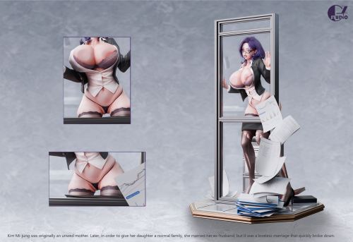 【Pre-order】GZ Studio 1/4 Scale Mi Jung king in Front of the Floor-to-Ceiling Window Resin Statue