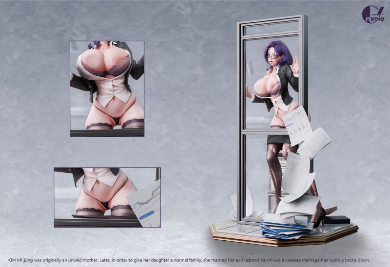 【Pre-order】GZ Studio 1/4 Scale Mi Jung king in Front of the Floor-to-Ceiling Window Resin Statue