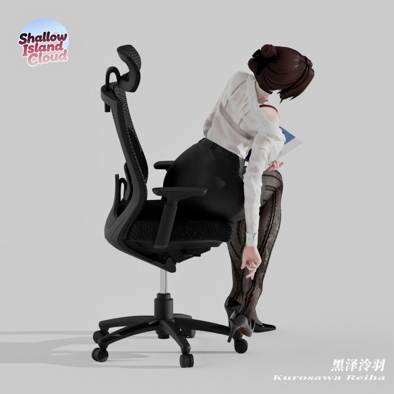 【Pre-order】Shallow Island Cloud studio 1/6 & 1/4 Scale  Office Series Kurosawa Reiyu Resin Statue