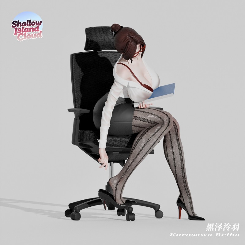 【Pre-order】Shallow Island Cloud studio 1/6 & 1/4 Scale  Office Series Kurosawa Reiyu Resin Statue
